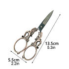 Vintage Scissors Small Sewing   Craft Scissors With Chain Retro Style Silver