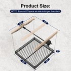 Tcespace Heavy-duty 4x4 Ft Overhead Garage Ceiling Storage Rack  openwork Style 