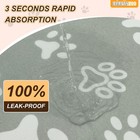 Beautyzoo 2pk Guinea Pig Cage Liners Washable Reversible Fleece Bedding Water