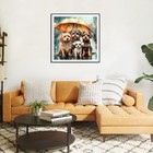 Fhbubpup Diamond Painting Kits For Adults  Dog Art 12x12 Inches  D105 