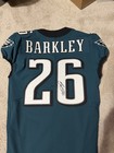 Saquon Barkley Team Game Issued Jersey Signed Philadelphia Eagles 2022 Size 42