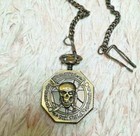 Pirates Of The Caribbean Pocket Watch Japan Disney Rare Used