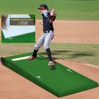 Portable Pitchers Mound With Wheels Non-slip Rubber Plate For Pitching Training
