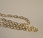 4 8x2 75mm Flat Cable Chain  14kt Gold Filled 20ft