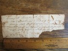 Antique Ephemera 1795 Payment Receipt Document For Bushels Of Winter Wheat