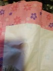 Everything Kids Pink Floral Print Nursery kids Window Valance 83 In  X 14 3 4 In