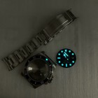 Diy Set For  41mmsub Sh3235 Watch Case   Dial   Hands   Strap Sapphire 