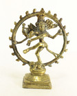   Antique 19th C  Indian  Bronze Idol Dancing Shiva As Lord Nataraja