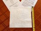 Original Paper Cuckoo Bellows Material 12    X 12    With Instructions   Perfect  