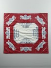 Vintage Budweiser King Of Beers Beer Bandana Scarf Handkerchief Cotton Usa Vtg