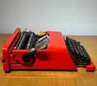 Olivetti Valentine Red Typewriter Vintage From Japan