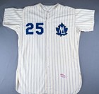 1958 Game Used Worn Ray Crone Toronto Maple Leaf Baseball Jersey  Super Rare