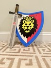 Vintage Legoland Exclusive Lego Castle Lion Foam Sword   Shield - Original 2001