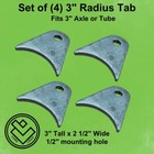 3  Radius Tabs -set Of  4   Axle Mount Tabs  Suspension  Sway Bar  Crawler Tab