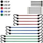   20 Pieces Bungee Cord Set  Plastic Jar  Multi-color  2 31 Oz