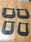 Lot Of 4 Vintage Craftsman Deep C-clamps 66684 66682 Pearlitic Usa 4  2 75 
