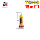 Clear Sticker T-8000 E Black T-7000 15 Ml 50 Ml 110 Ml  Crafts Of Joy