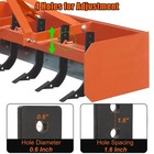 6pcs Box Blade 18   Ripper Shank 3 Hole Box Scraper Shank With 4 Holes Plowing