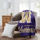 Officially Licensed Ncaa Signature Raschel Throw Blanket 50x60 Cozy Plush