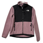 The North Face Women s Denali Mauve Pink   Black Fleece Jacket Small