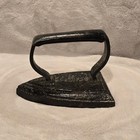 Vintage Cast Iron Sad Iron  Rustic Home Decor 5 25x3 25
