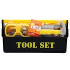 Kids Toy Toolbox Play Set With 21 Tools Pretend Builder Repair Kit 3 
