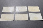 Mexico Correos Aereos Air Mail Aviation Stamps Lot Of 6 5c-50c Mh