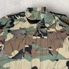 Vintage 90s Military Jacket Mens Medium Camouflage Cold Weather Field Outdoors