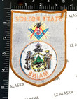 Maine State Police Masonic Patch  pd19  Shoulder Insignia