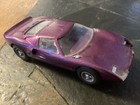 Vintage 1960   s 1 24 Slot Car  Purple Unidentified  Cox Ford Gt  Mag Chassis 