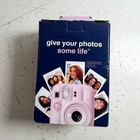 Fujifilm Instax Mini 13 Candy Pink Built-in Flash Instant Film Camera New