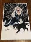 Marvel Comics Black 11x17 Comic Art Print Signed  Scott Hanna