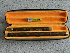 Vintage Wooden 14    Chinese 2-piece Wooden 10-hole Flute W  Case  Pre Owned 