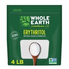 Whole Earth Erythritol Zero Calorie Sweetener  4 Lb  Bag
