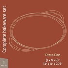 Bakkenmaster Bakken Cast Iron Pizza Pan 14 Inch Naturally Pre-seasoned Nonstick