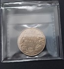 Beautiful 1916 Canada 50 Cents Silver Coin  Iccs Graded  Ef-45 