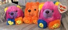 Puffkins By Swibco Lot Of 3 Bears 2 Cosmo W st Jude Tags   Mango With Tags