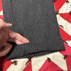 Vintage 1950s Black Wool Striped Pants Mens As Is Worn Flaws 