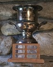 Rare Vintage Yale Cup Outdoor Tournament Silverplate Trophy Award 