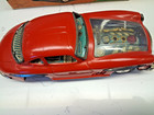 Japan Tin Merceded With Lit Engine  Friction And Battery  Original Box