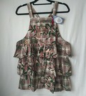 April Cornell Merry Cotton Ruffle Apron Nwt Chickadee Birds Pine