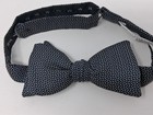 Giorgio Armani Bow Tie Cummerbund Set Of 2 Black Gray Adjustable Formal Wedding 