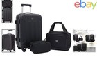 Compact 3-piece Travel Set With Hardside Spinner Luggage And Telescopic Handle