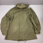 Vintage Us Military Jacket Mens Medium M1951 Field Coat 50s Korean War Hooded