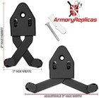Universal Adjustable Sword Display Wall Hook Hanger Wall Mount For Sword  dagger