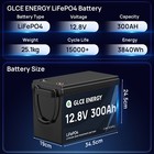 Solar Panel System Lifepo4 Lithium Battery 12v 12 8v 300ah 5kwh Bms