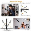 43  Wall Mount Triangle Boom Arm Stand Telescopic For Studio Softbox Ring Light