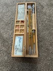 Vintage Japanese  Mayflower Split Bamboo Fly Fishing Rod 6 Piece W  Box New 
