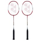 Yonex Zr 100 Light Aluminium With Full Cover  Set Of Badminton Racquet Red red