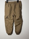 Street Rules Boys Cargo Jogger Pants Size 6 Khaki Tan Drawstring Elastic Waist
